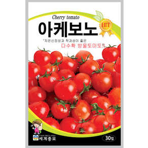 아케보노방울토마토 씨앗 30립 채소씨앗, 1개