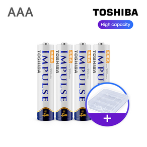 도시바 충전지 임펄스 고용량 충전용 건전지 AAA 950mAh, 1세트