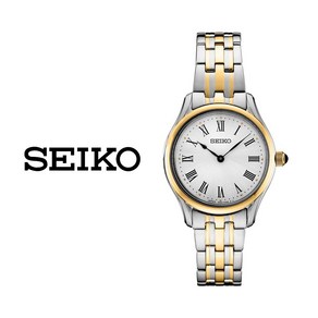 세이코 SEIKO 여성 골드 콤비 메탈 시계 SWR070P1