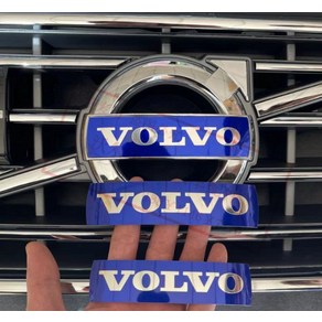 볼보엠블럼 VOLVO 오리지널 마크 하프그리드, XC60 (13.5 x 3.5cm)