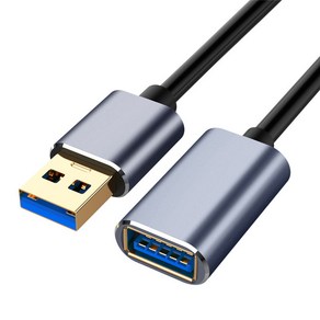 A.peace 초고속 USB 3.0 연장 선 5GBps 메탈 케이블, 1개, 1미터