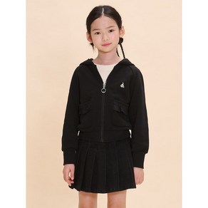 빈폴 BEANPOLE KIDS 시즌오프 30여아 프릴 후드집업 블랙 BI4941G055 405910