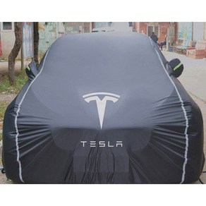 테슬라 Tesla 모델3 모델S 모델X 바디커버 자동차덮게 고탄성 인도어 차량커버, 방수 최고급형, 블루, 1개