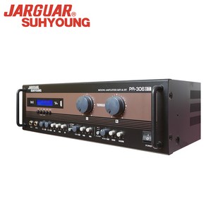 JARAUAR 블루투스앰프 PA-306BT 2채널 블루투스 앰프 USB LED디스플레이 블루투스5.0 마이크단자2개 MP3 에코조절 320와트, 01.PA-306BT