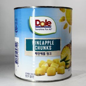 돌 파인애플 청크 3kg, 2개