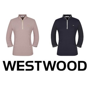 웨스트우드 WESTWOOD 여성 봄 7부 집업티 N1/308