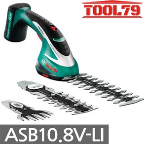 보쉬 ASB10.8V-LI SET 충전전정가위 전정기 잔디깎이 잔디가위, 1개