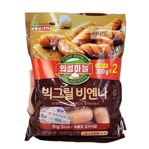 롯데 롯데푸드 의성마늘 빅그릴비엔나 300g x 2 x 1개