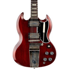 Gibson Custom Muphy Lab 1964 SG Standad Reissue With Maesto Ulta Light Aged Electic Guita Chey Red, One Size, One Colo, 1개