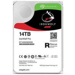 씨게이트 아이언울프 16TB SATA 256Mb 7200RPM, [07] 14TB ST14000NE0008, 없음, 7.14TB ST14000NE0008