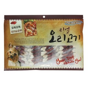 [펫더맨]리얼오리고기 오리칼슘본 300g/애견간식