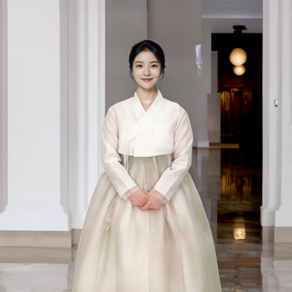 [한복대여] 하비한복 솜사탕그린 결혼식 신부 혼주 여성 돌잔치 하객 한복