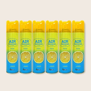 산도깨비 공기청향제 레몬향 300ml 방향제, 6개