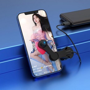 오토클리커 자동화면터치 스마트 폰 앱용 디지털 자동 스크린 클리커 비디오 라이브 스트리밍 가제트 스마트폰 게임 터치 삼각대 태퍼, 1) Pink