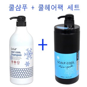 샴푸+팩 세트~ 모웰 댄트 쿨 약산성 샴푸 1000ml + 스칼프 쿨헤어팩 1000ml