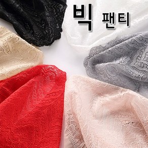 여 팬티 빅 팬티 큰 팬티 노라인 레이스 빅 4P