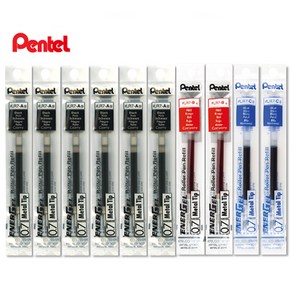 Pentel 에너겔 노크식 볼펜 0.5/0.7mm 리필 세트