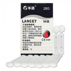 인슐린펜니들 당뇨주사기 혈당체크기 Flat Blood Lancet Needle Softclix 5039s Suitable fo Accu chek PefomaGuideActiv, 1개