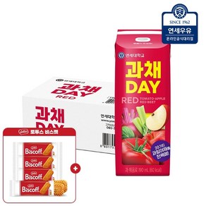 연세우유 과채데이 레드 190ml 24팩+진한콩국 1L, 1개