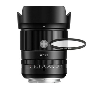 티티아티산 AF 75mm F2 소니 FE마운트 풀프레임 렌즈 (겐코 멀티코팅 UV 필터)