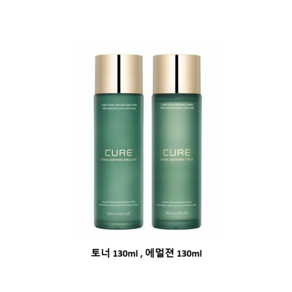 김정문알로에 큐어 하이드라 수딩 에멀젼 130ml +토너 130ml, 1개