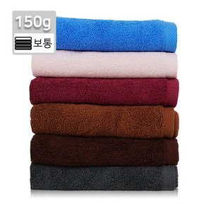 국산 호텔용 무지타올 150(40x80cm 150g) 순면 업소용 수건 타올 피부관리실 미용실 피트니스센터 헬스장 숙박업소 호텔 모텔 펜션, 빨강, 1개