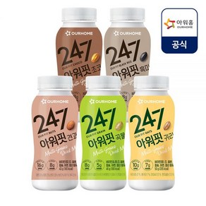 아워홈 247 아워핏 5종 세트 (곡물/초코/귀리/견과/흑미), 1개