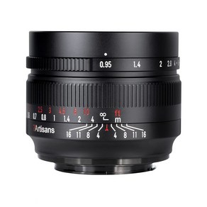 칠공장 7Atisans 50mm F0.95 (니콘 Z마운트 APS-C) 블랙 단초점 렌즈, 상세페이지 참조, 1개