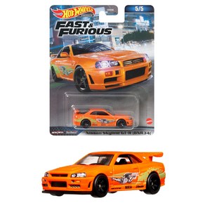 핫 휠(Hot Wheels) 와일드 스피드 - 닛산 스카이라인 GT-R(BNR34) [3세~] HKD21