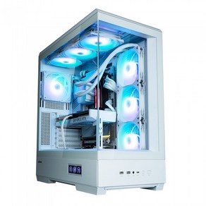 잘만 P50 DS 컴퓨터 PC 케이스 (화이트), 1개