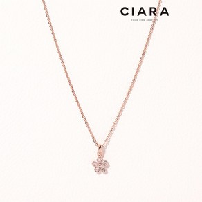 CIARA 14K Vezzano 데이지 플라워 샤이닝 목걸이(GoldPlated)