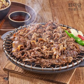 화덕담 직화 불맛가득 연탄 양념 불고기 완조리 간장맛, 4개, 200g