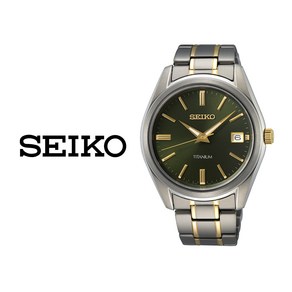 세이코 SEIKO 티타늄 골드 콤비 남성 메탈 패션 손목시계 SUR377P1