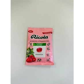 리콜라 라즈베리 Ricola 스위스 무설탕 허브캔디 75g, 1개