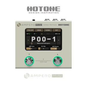 Hotone - Ampeo Mini / 앰프 모델러 & 이펙트 프로세서 (Vanilla / MP-50VN), 1개, Hotone - Ampeo Mini (Vanilla)