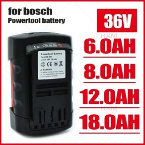 출장배터리 전동드릴 임팩드릴 대용량 리튬 이온 배터리 Bosch BAT810 BAT836 BAT840 GBH36VLi 전동 공구 교체 36V 18000mAh