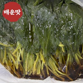 국내산 매운맛 명이나물 업소용 벌크, 1박스, 15kg