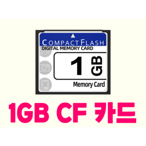 CF 메모리카드, 1GB, 1개