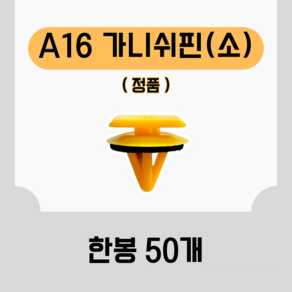 (A16)정품 가니쉬핀 소 50개