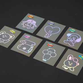 라인프렌즈 LINEFRIENDS BT21 샤인스티커, 쿠키