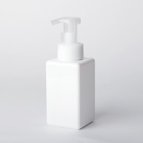 새로핸즈 거품형 버블 펌프 화이트 용기 화이트캡 400ml, 단품, 1개