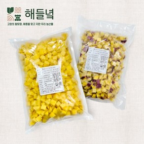 국내산 냉동 꿀고구마 큐브 다이스 17mm, 1개, 탈피 2kg