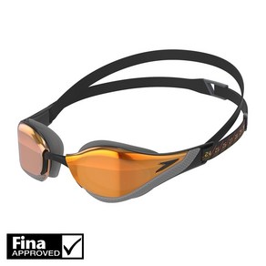 스피도 SPEEDO 스피도수경 Fastskin 퓨어 포커스 미러수경 아시안핏 8-11779A260 432291, 블랙, 1개