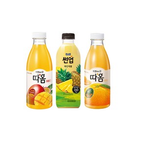 따옴730ml＋썬업750ml 애플망고2개＋오렌지2개＋썬업파인애플2개/냉장무배