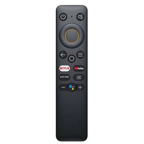 Google Assistant REM-V1 적외선 리모컨용 스마트 TV용 리모컨, 검은색, 1개