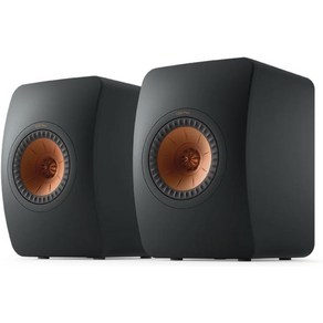 KEF LS50 Meta Shelf 스피커 모니터 블랙 홈시네마 하이엔드 1쌍, 카본블랙, 검은색