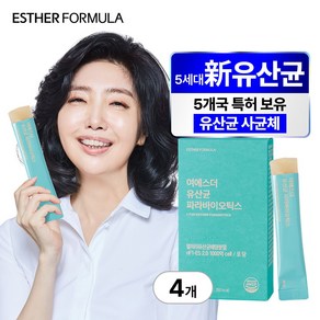 [본사직영] 여에스더 유산균 파라바이오틱스, 4박스, 14회분