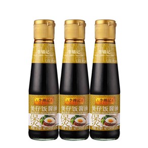 중국 홍콩 간장 뽀짜이판 양념 솥밥 간장 볶음 맛간장 207mlx3병 원산지 중국, 0.207l, 3개