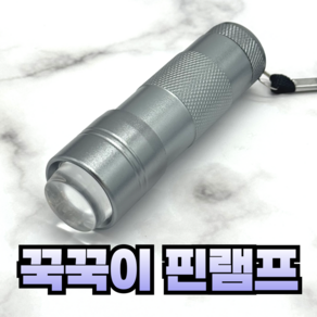 (제이뷰티) 휴대용 핀큐어 메탈 꾹꾹이 꾹꾹이램프 네일스탬프 핀큐어 꾹램프 (꾹꾹이1개포함)