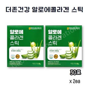 더존건강 알로에 콜라겐스틱 20g x 30포, 600g, 2개